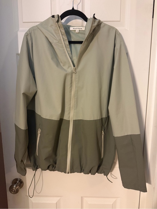 PacSun Other - NWT PacSun Two-Tone Sage Green Windbreaker Jacket- Medium